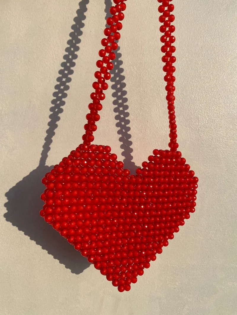 Vintage Y2K Bags & purse Wanita red photo 1