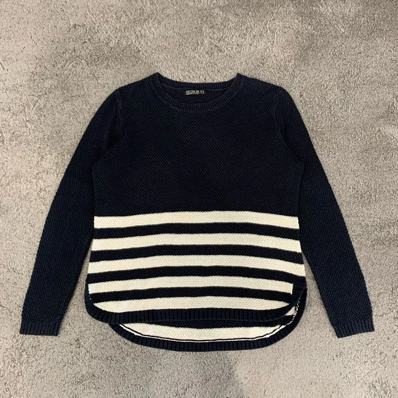 Cotton On Streetwear Casual Sweatshirt Pria white navy photo 1