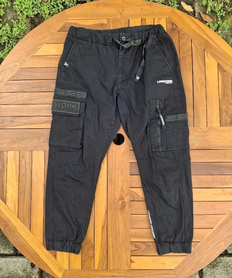 Life Work Luxury Sweatpants & Joggers Pria black photo 1