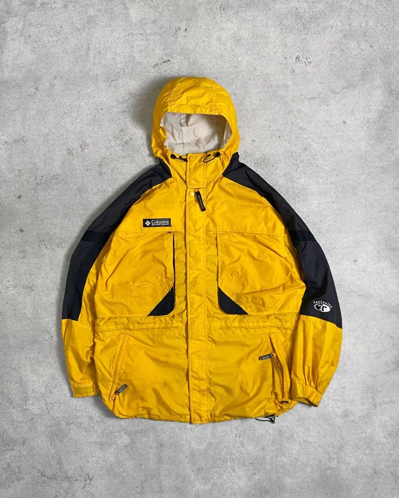 Columbia Vintage Sportswear Windbreaker Pria orange black photo 1