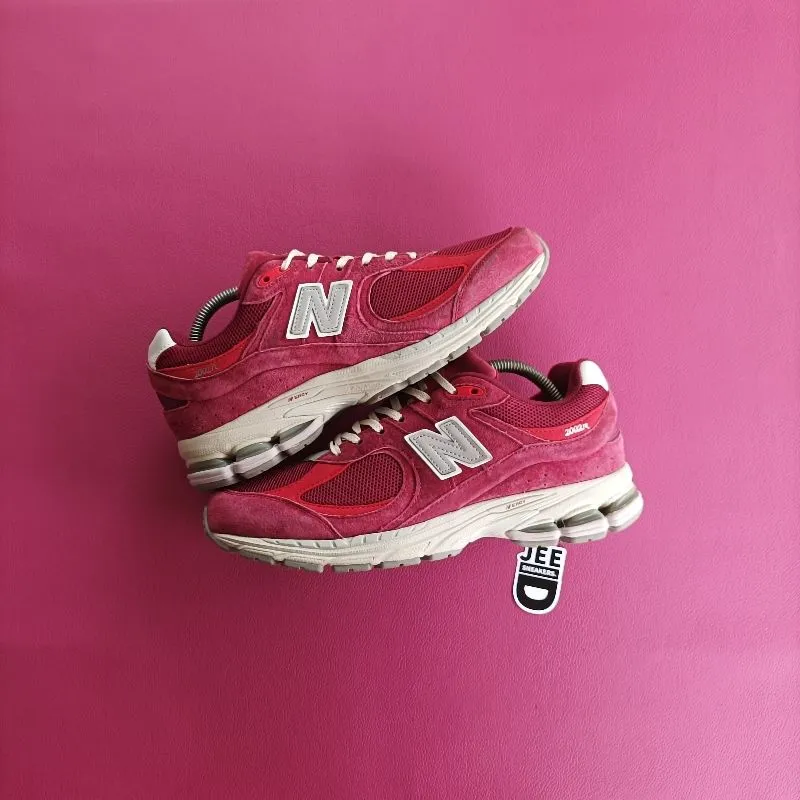 New Balance Streetwear Casual Sneakers Pria white red photo 1