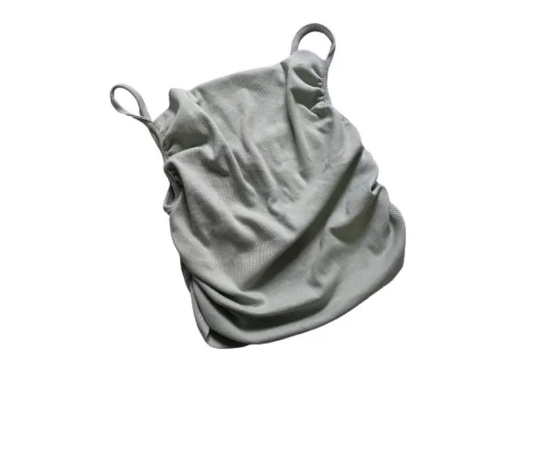 Casual Crop top Wanita green photo 1