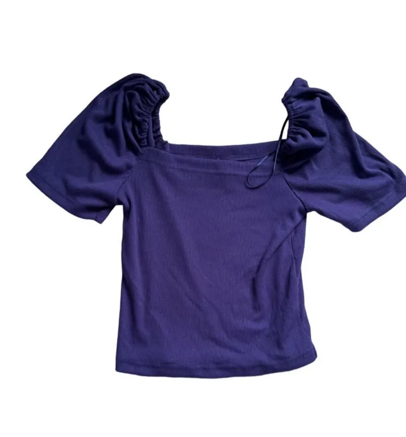 COLORBOX Casual Crop top Wanita navy photo 1
