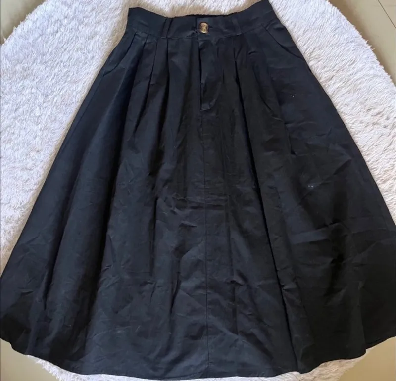 Streetwear Skirt Wanita black photo 1