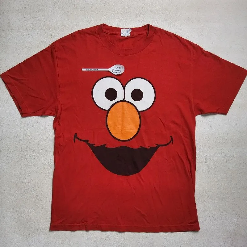Vintage Y2K T-shirt Pria red photo 1