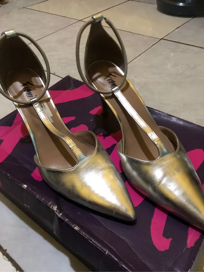 Fioni Vintage Luxury Heels Wanita silver photo 1