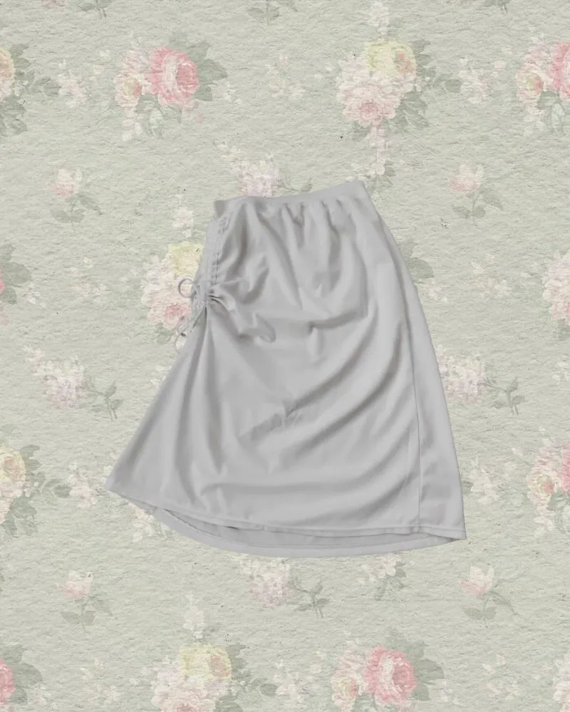 Vintage Skirt Wanita white photo 1