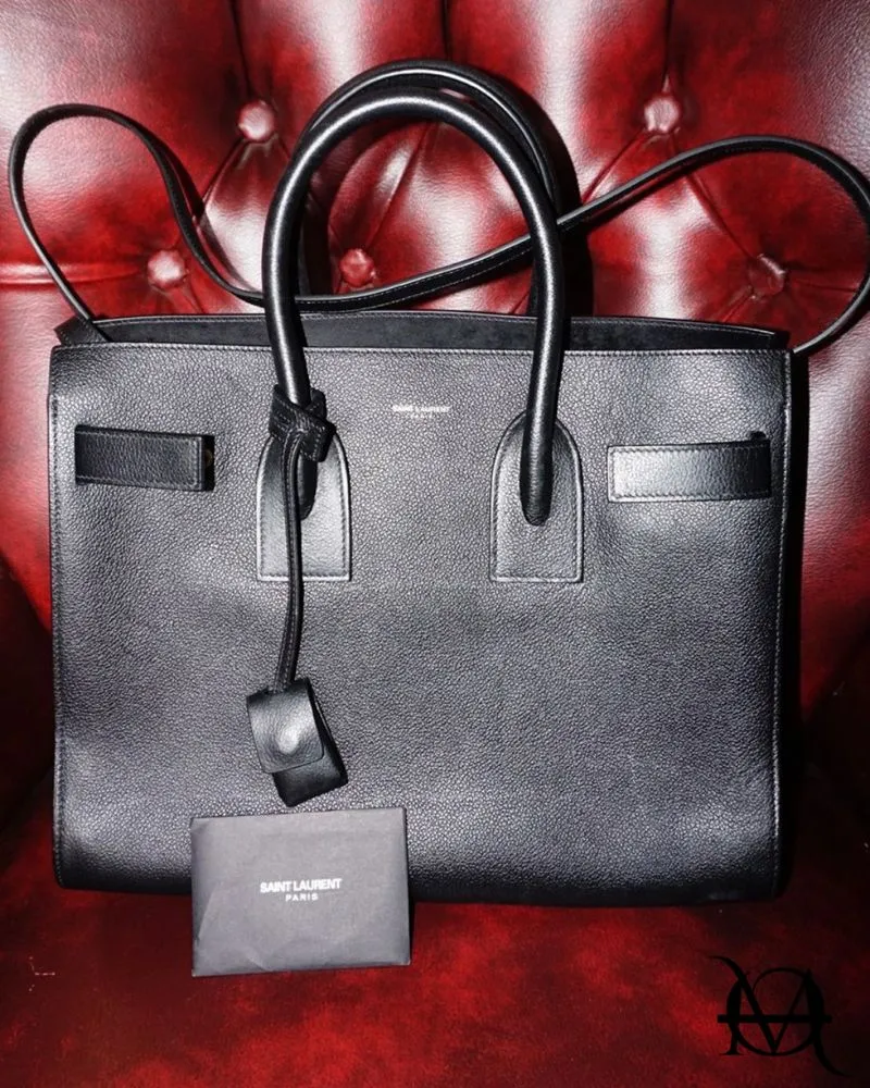 Yves Saint Laurent YSL Vintage Luxury Shoulder bag Wanita black photo 1