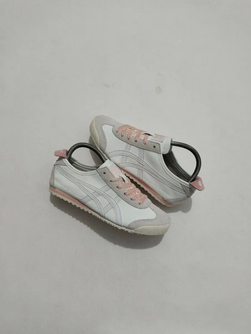 Onitsuka Tiger Casual Sneakers Wanita white pink photo 1