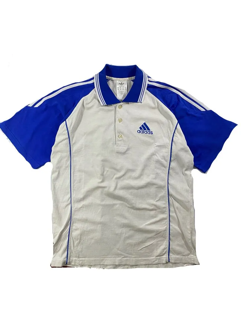 Adidas Streetwear Sportswear T-shirt Pria white blue photo 1
