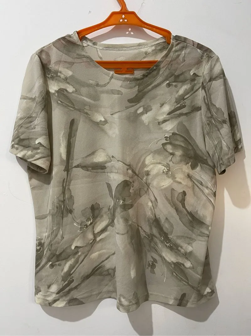Casual T-shirt Wanita gray photo 1