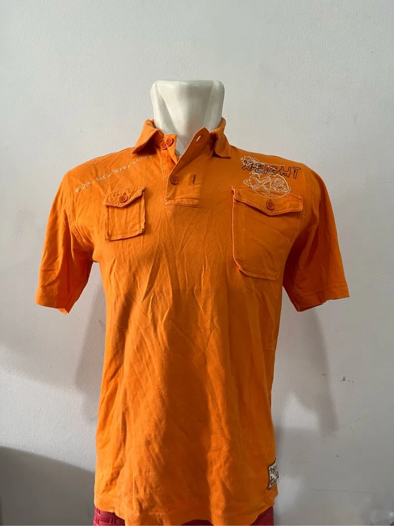 Vintage Polo shirt Pria orange photo 1