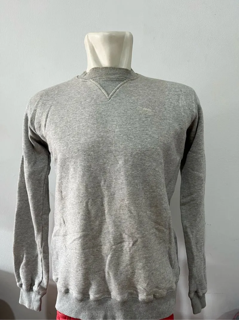 Streetwear Sweatshirt Pria gray photo 1