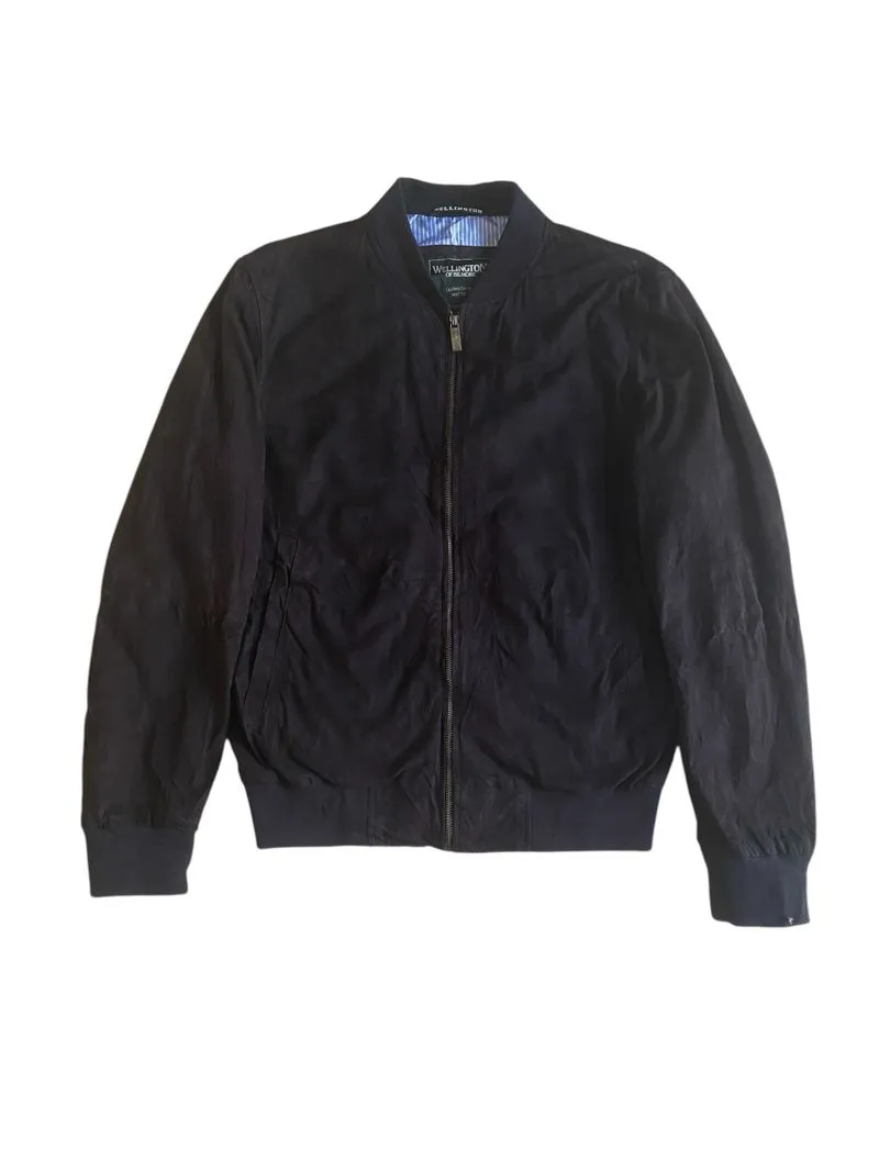 Casual Leather jacket Pria black photo 1