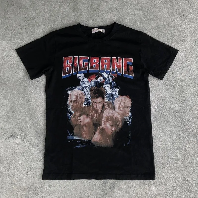 Vintage Streetwear T-shirt Wanita black photo 1