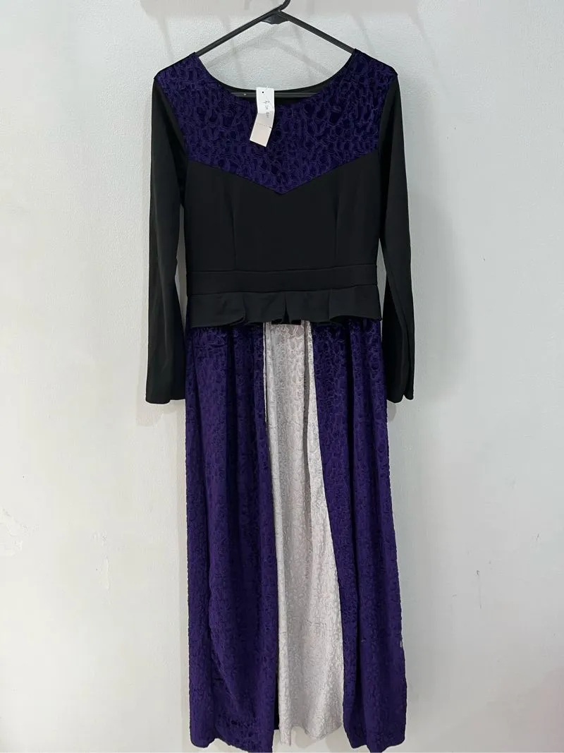 Luxury Prom dress Wanita purple black photo 1