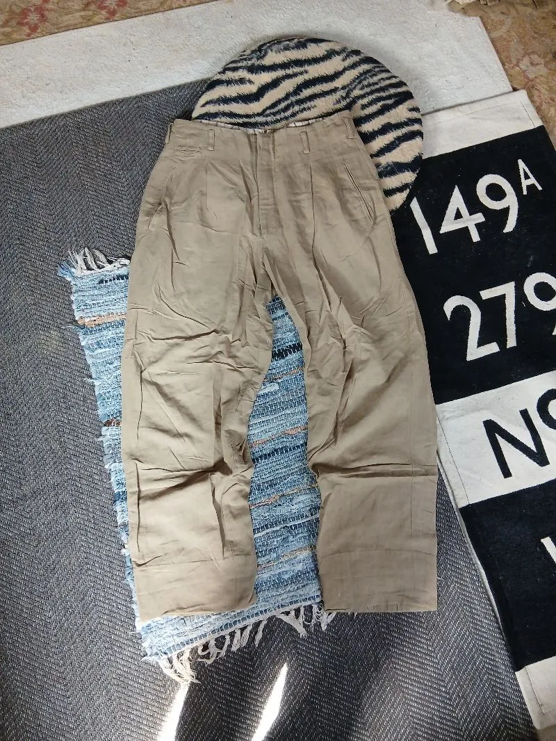 Nicole Club for Men Vintage Y2K Formal pants Pria tan photo 1