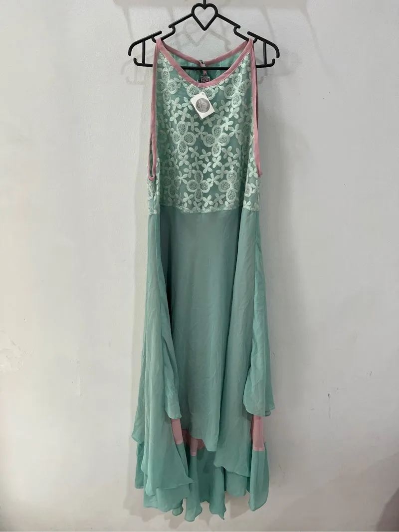 Luxury Pakaian Nasional Prom dress Wanita green pink photo 1