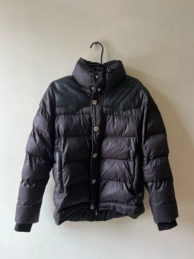 Chrome Hearts Luxury Minimalist Puffer jacket Pria black photo 1