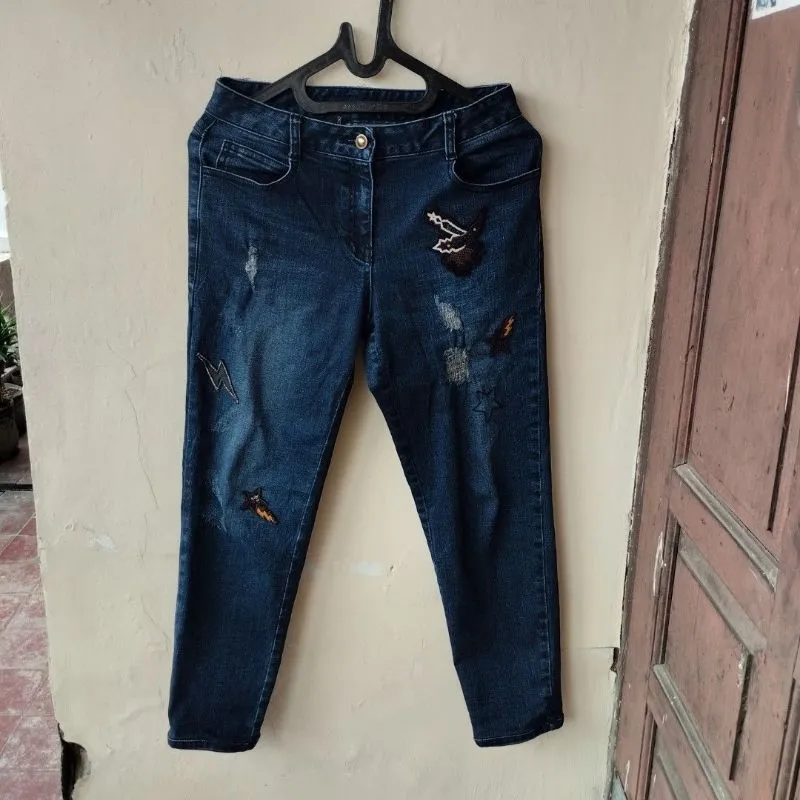 Y2K Sweatpants & Joggers Wanita blue photo 1