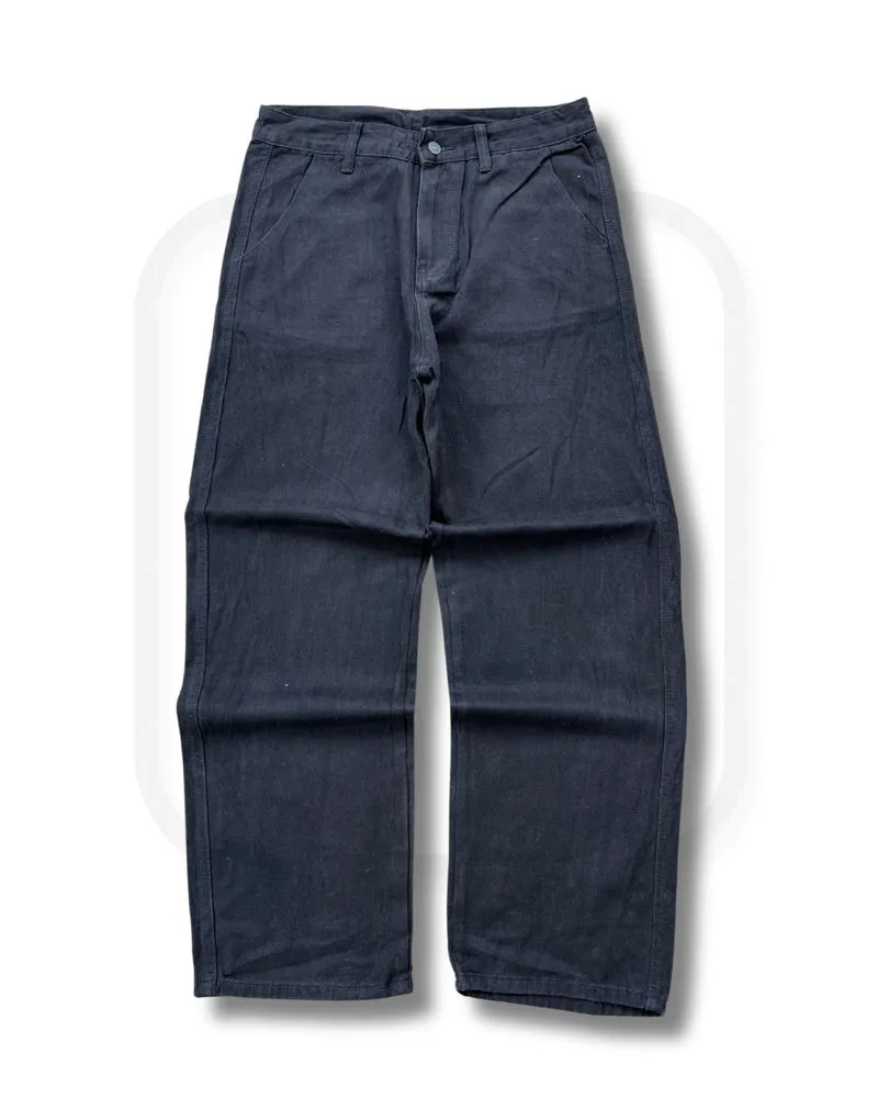 Streetwear Casual Jeans Pria black photo 1