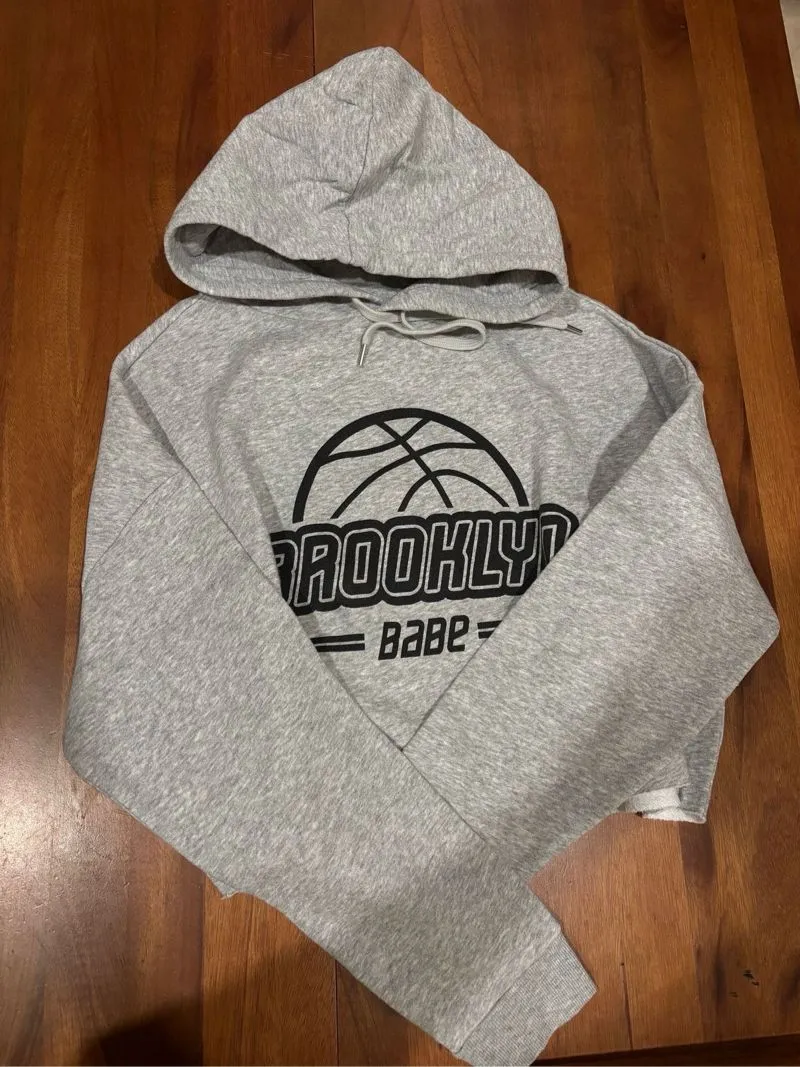 H&M Vintage Hoody Wanita gray photo 1