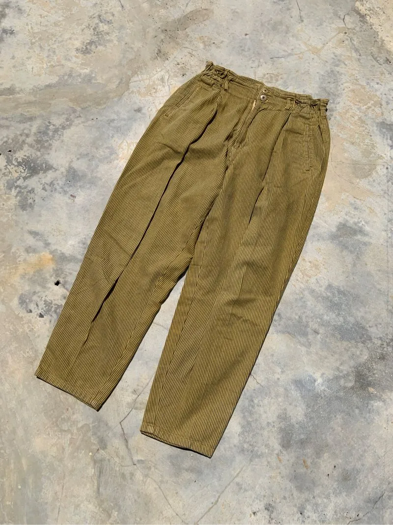 Japanese brand Vintage Streetwear Casual pants Pria yellow photo 1
