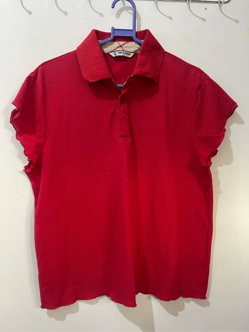 Casual Blouse Wanita red photo 1