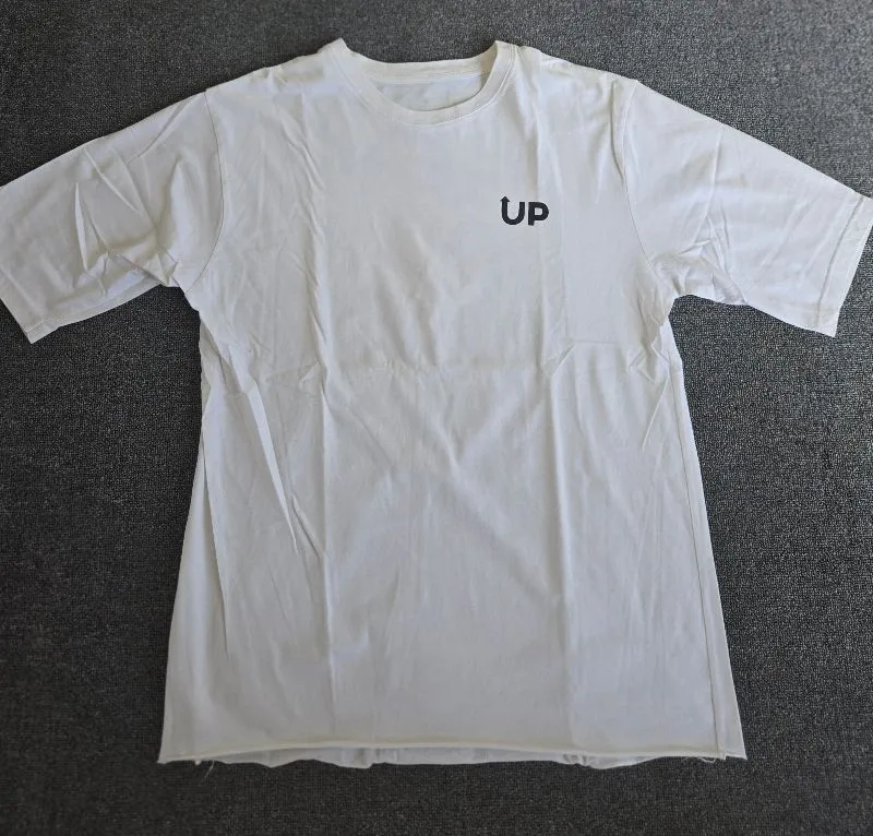 Casual T-shirt Pria white photo 1