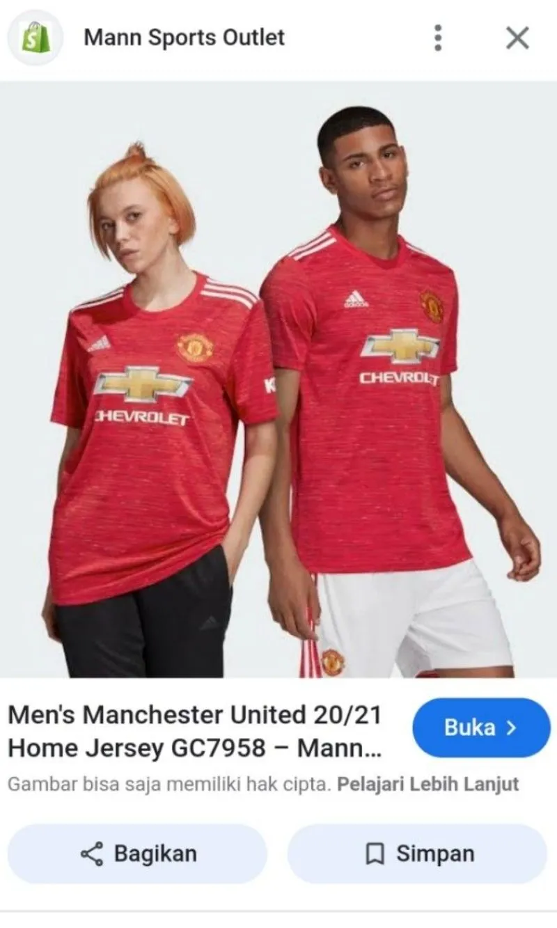Sportswear Jersey Pria red photo 1