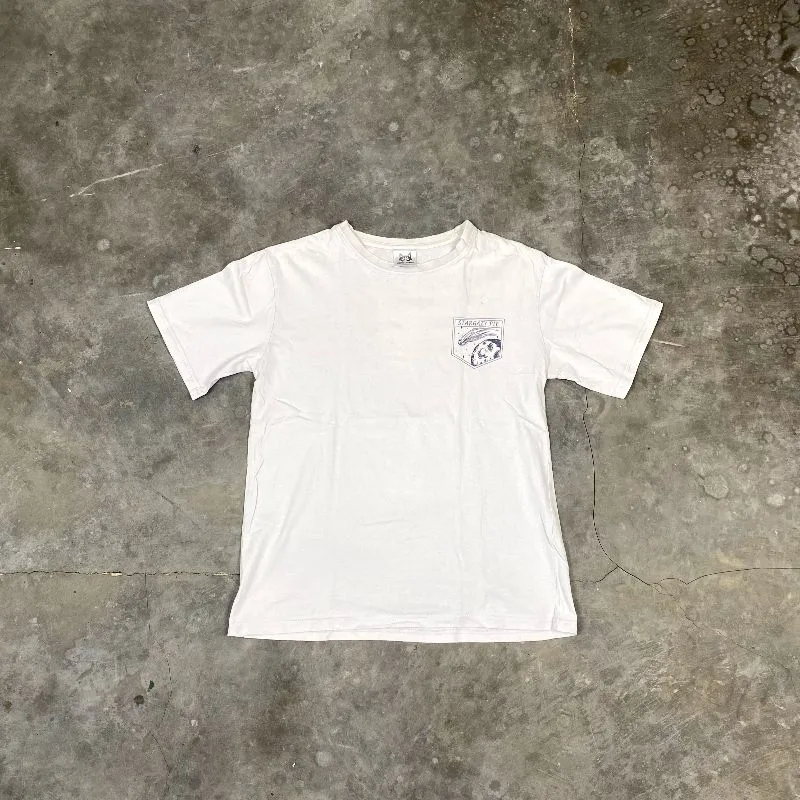 Japanese brand Minimalist Casual T-shirt Pria white black photo 1