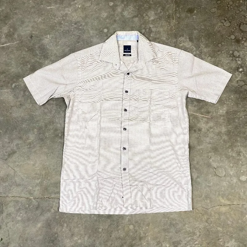 Made in USA Casual Casual shirt Pria white gray photo 1