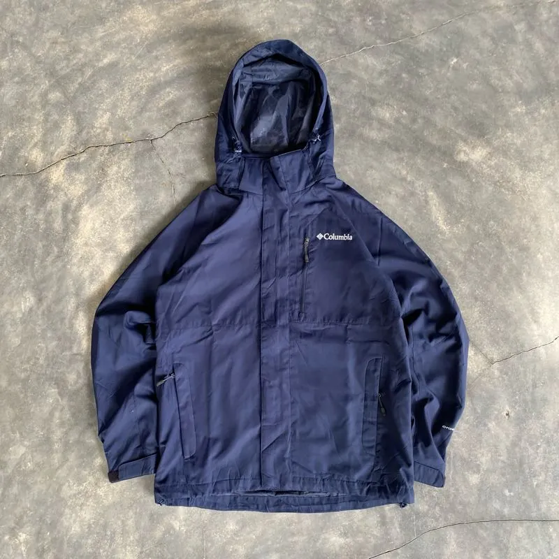Columbia Gorpcore Windbreaker Pria navy photo 1