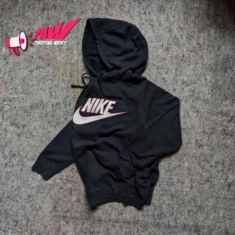 Nike Casual Hoody Pria white black photo 1