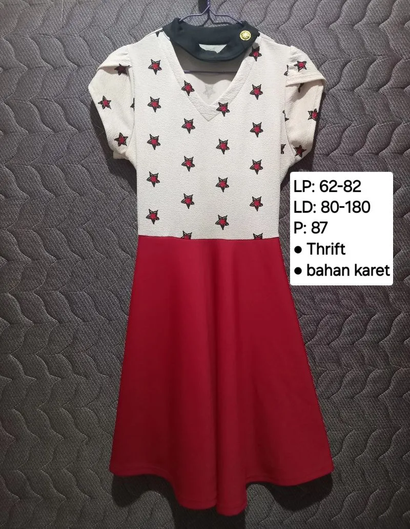 Coquette Casual Casual dress Wanita red photo 1