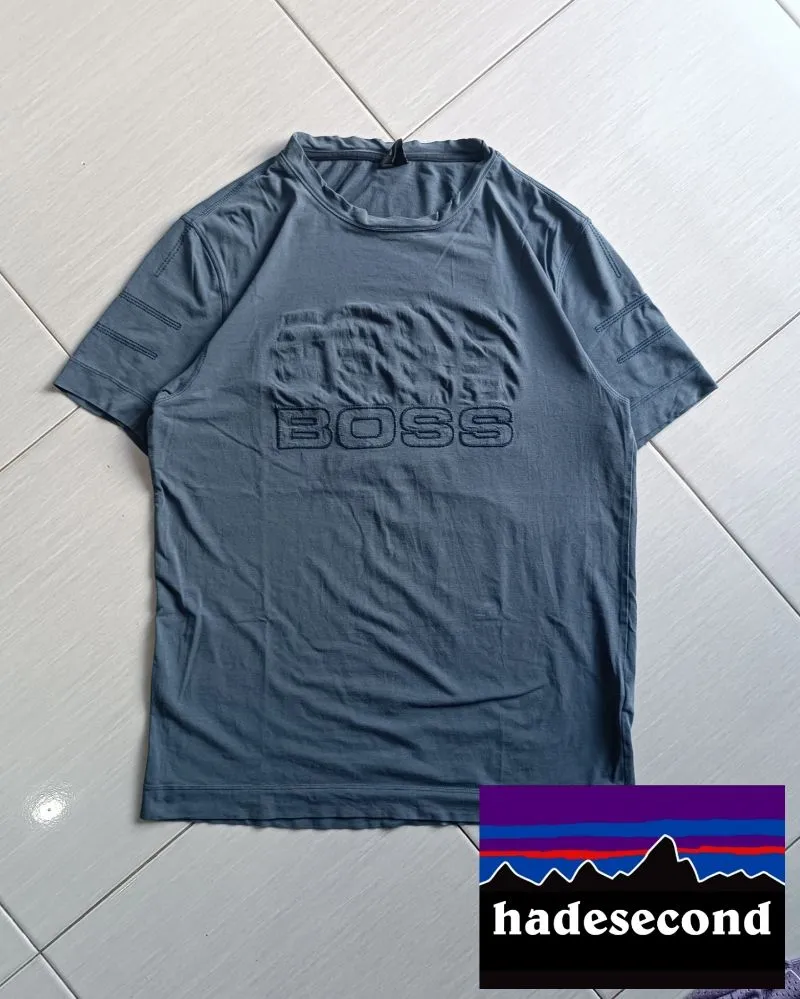 Hugo Boss Minimalist T-shirt Pria navy photo 1