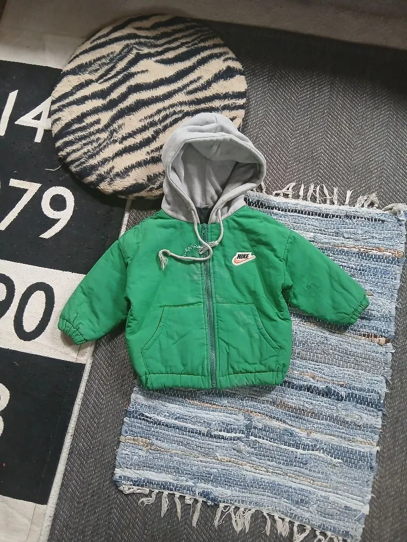 Nike Vintage Streetwear Bomber jacket Kids green gray photo 1
