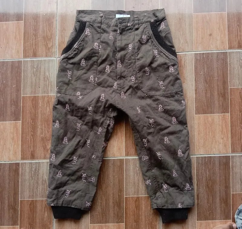 Ne-net Casual High waisted jeans Wanita brown gray photo 1
