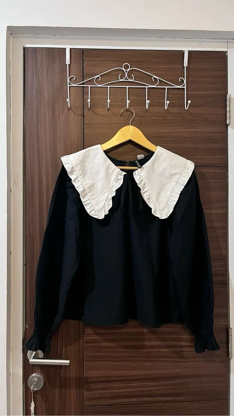 H&M Casual Shirt Wanita black photo 1