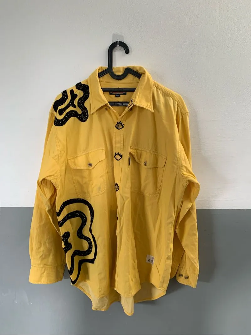 Indie Shirt Wanita yellow photo 1