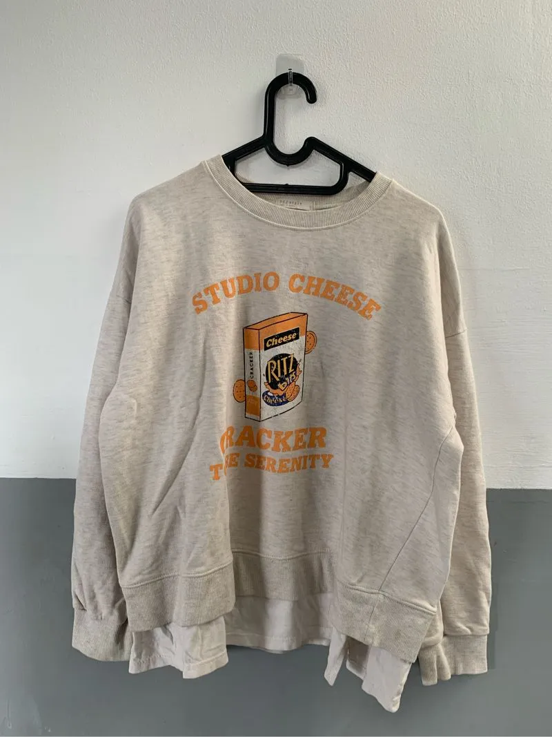 Streetwear Sweater Wanita white photo 1
