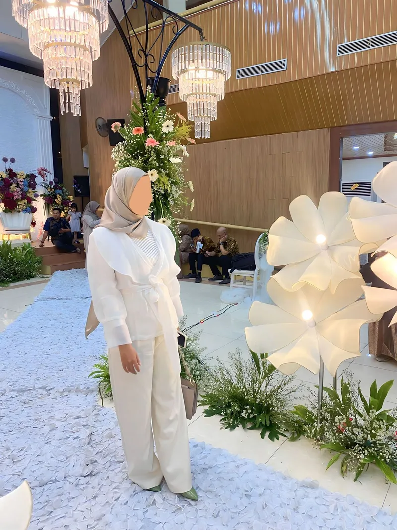 Luxury Casual Fleece Wanita white photo 1