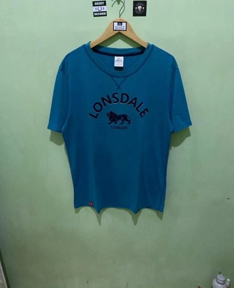 Lonsdale Casual T-shirt Pria blue photo 1