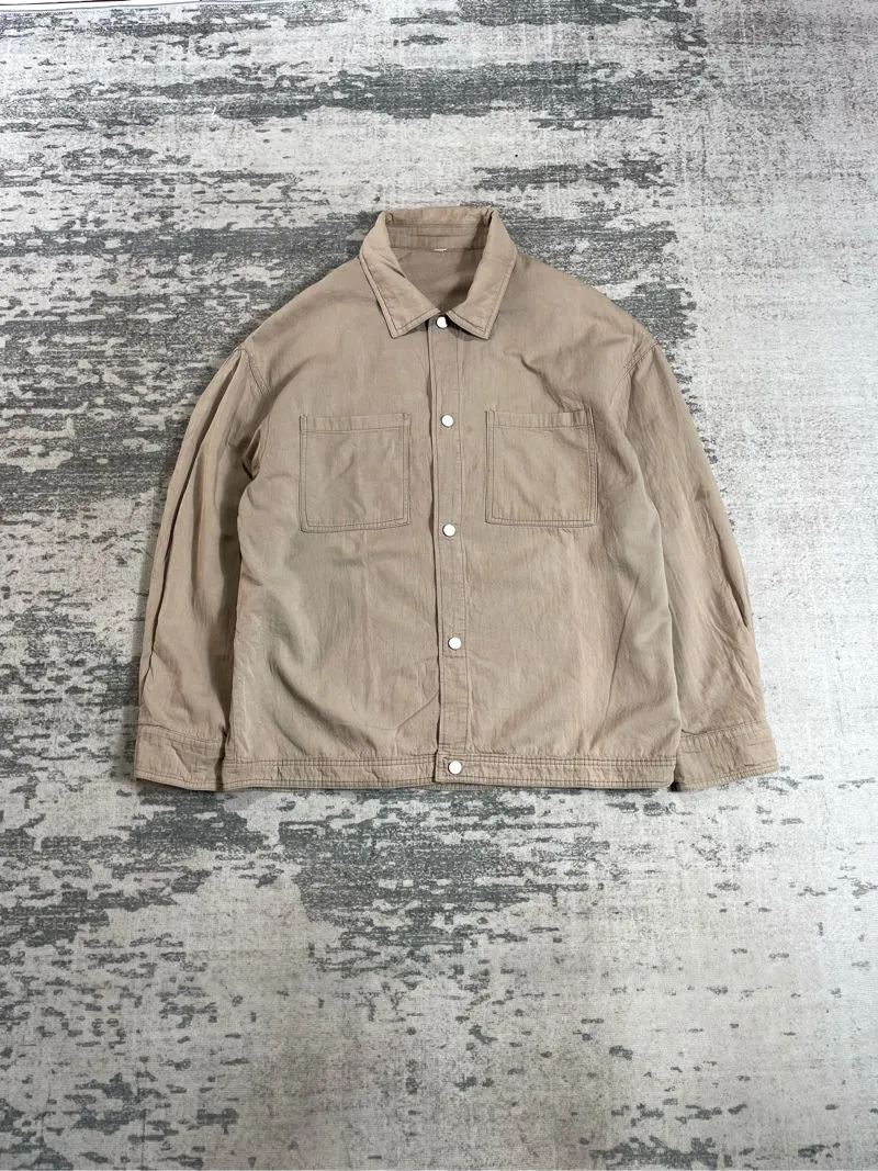 Dickies Vintage Streetwear Trench coat Pria tan photo 1