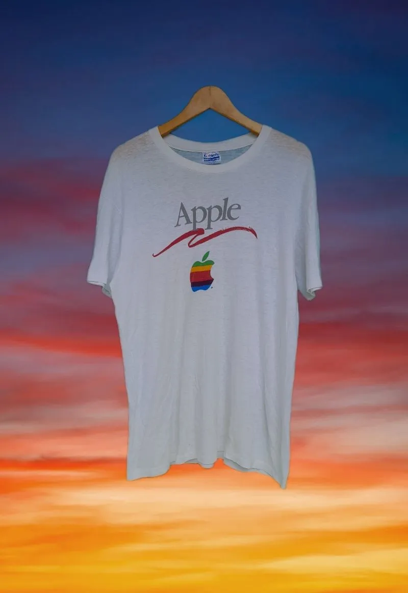 Hanes Vintage Streetwear T-shirt Pria white photo 1