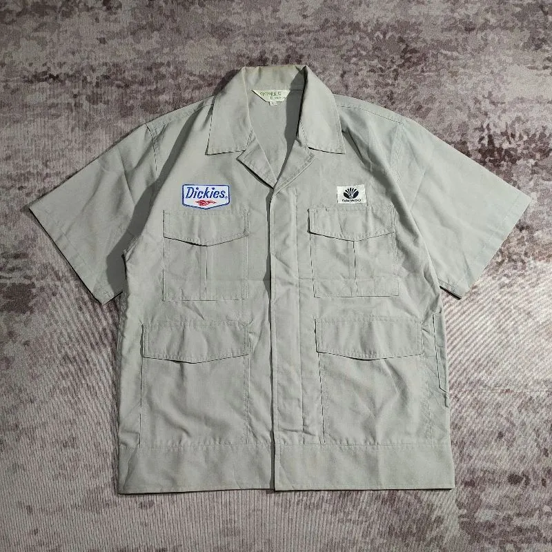 Vintage Biker Casual shirt Pria gray photo 1