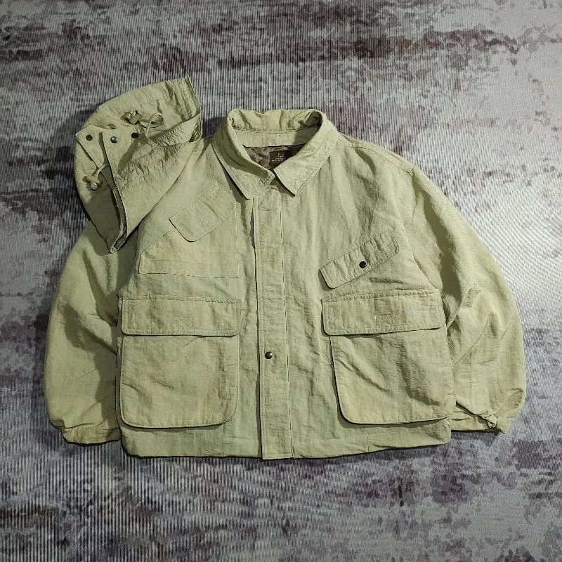Vintage Biker Harrington jacket Pria cream photo 1