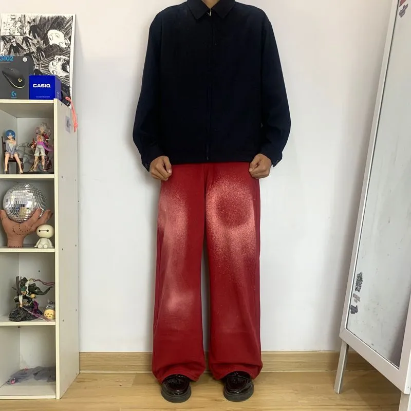 Vintage Jeans Pria red photo 1