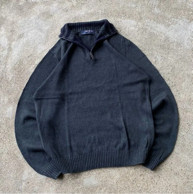 Casual Sweatshirt Pria gray photo 1