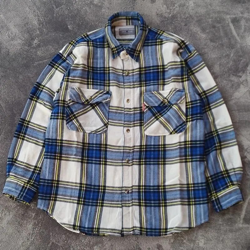Famous Stars & Straps Casual Casual shirt Pria white blue photo 1